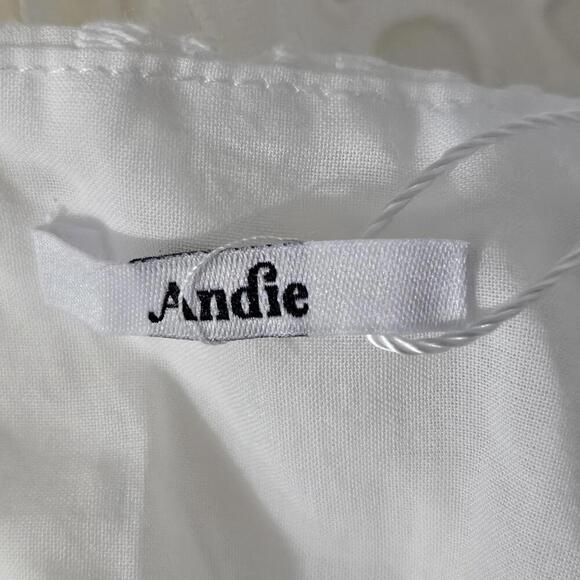 2/$50 Andie The Roatan Midi Dress White Eyelet Size M – Feminine & Breezy - Picture 4 of 7